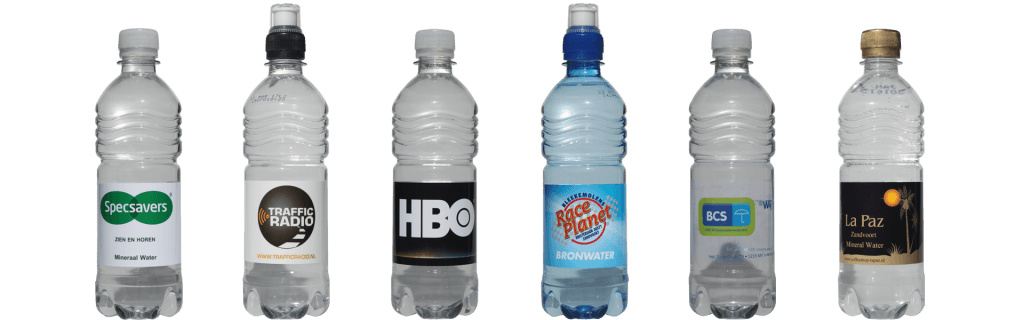 logo fles drankenreclame bottle reclame kleurstijl