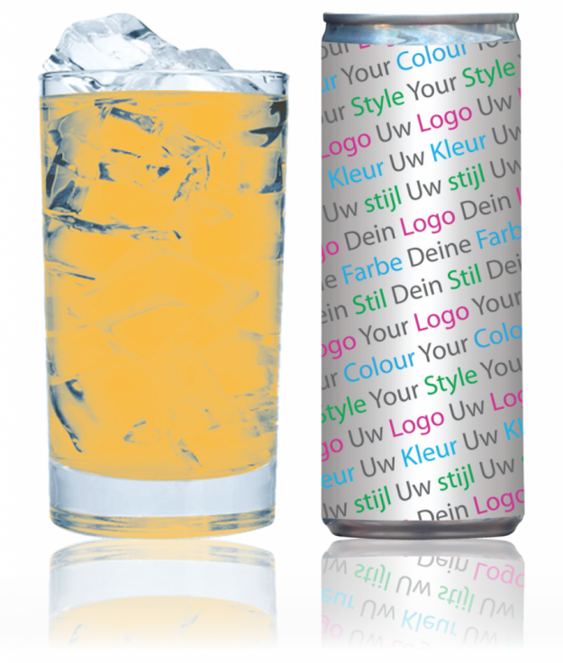 energy drink blikje met eigen ontwerp